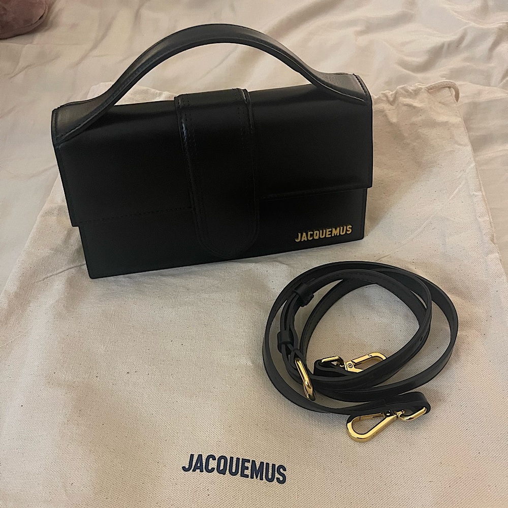 100% AUTHENTIC GUARANTEED JACQUEMUS LE GRAND BAMBINO IN BLACK